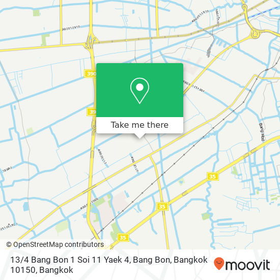 13 / 4 Bang Bon 1 Soi 11 Yaek 4, Bang Bon, Bangkok 10150 map
