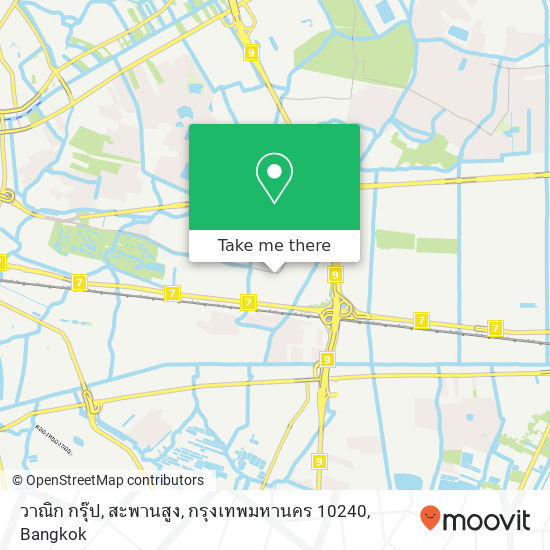 วาณิก กรุ๊ป, สะพานสูง, กรุงเทพมหานคร 10240 map