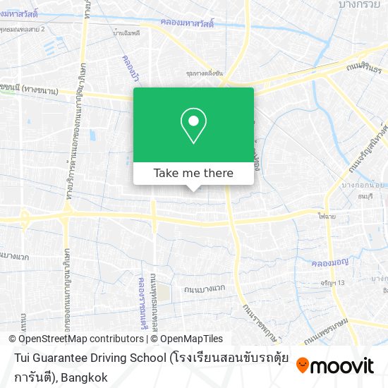 Tui Guarantee Driving School (โรงเรียนสอนขับรถตุ้ยการันตี) map