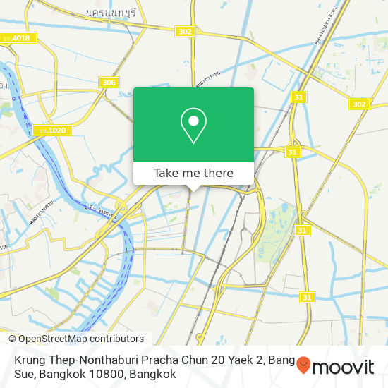 Krung Thep-Nonthaburi Pracha Chun 20 Yaek 2, Bang Sue, Bangkok 10800 map