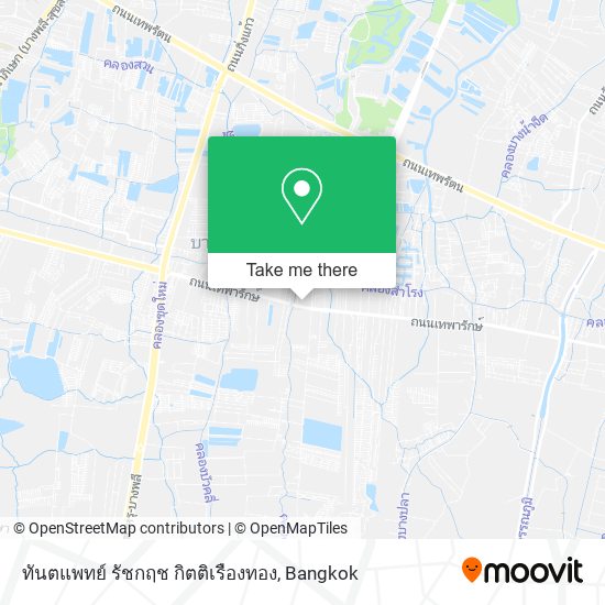 ทันตแพทย์ รัชกฤช กิตติเรืองทอง map