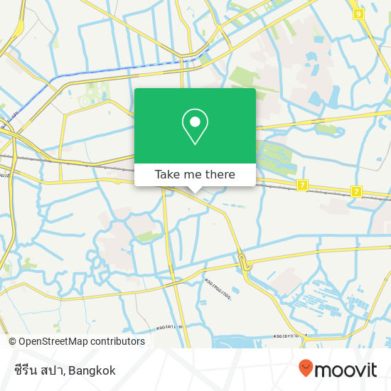 ซีรีน สปา map