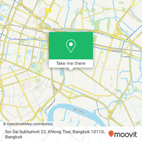 Soi Sai Sukhumvit 22, Khlong Toei, Bangkok 10110 map