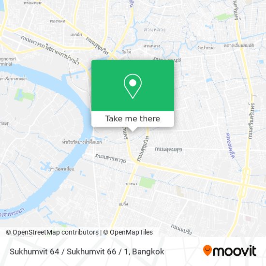 Sukhumvit 64 / Sukhumvit 66 / 1 map