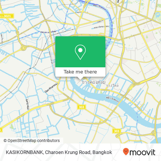 KASIKORNBANK, Charoen Krung Road map