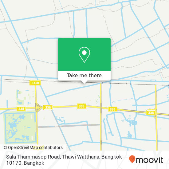 Sala Thammasop Road, Thawi Watthana, Bangkok 10170 map