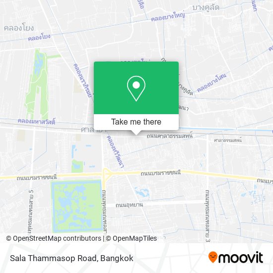 Sala Thammasop Road map