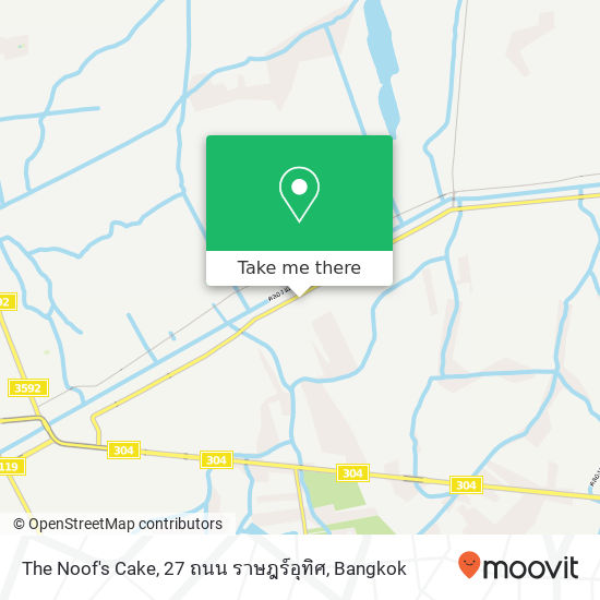 The Noof's Cake, 27 ถนน ราษฎร์อุทิศ map