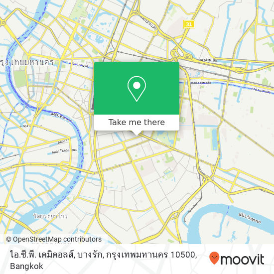 ไอ.ซี.พี. เคมิคอลส์, บางรัก, กรุงเทพมหานคร 10500 map