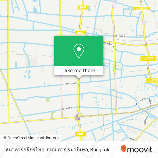 ธนาคารกสิกรไทย, ถนน กาญจนาภิเษก map