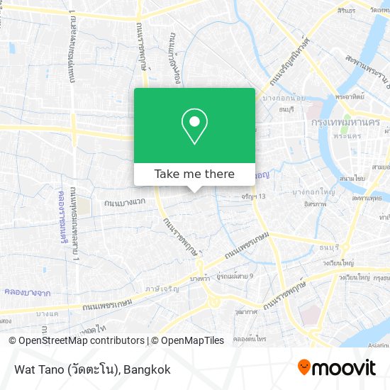 Wat Tano (วัดตะโน) map