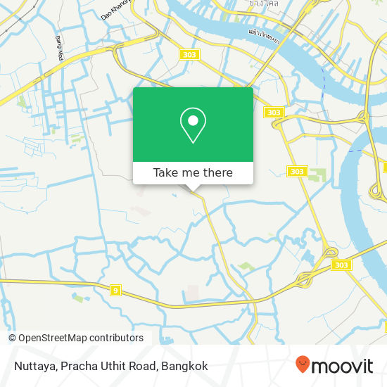 Nuttaya, Pracha Uthit Road map