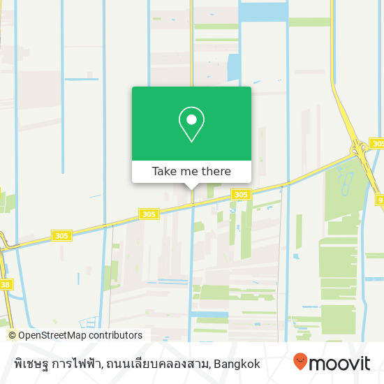 พิเชษฐ การไฟฟ้า, ถนนเลียบคลองสาม map