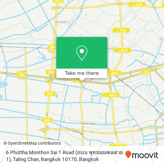 6 Phuttha Monthon Sai 1 Road (ถนน พุทธมณฑลสาย 1), Taling Chan, Bangkok 10170 map