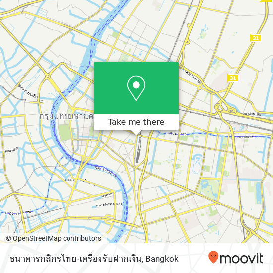 ธนาคารกสิกรไทย-เครื่องรับฝากเงิน map