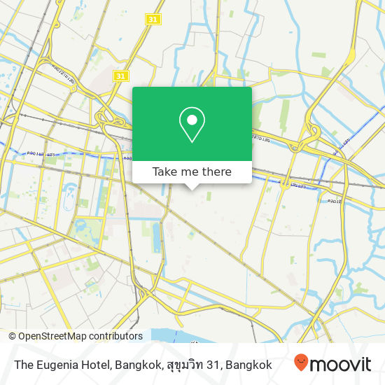 The Eugenia Hotel, Bangkok, สุขุมวิท 31 map