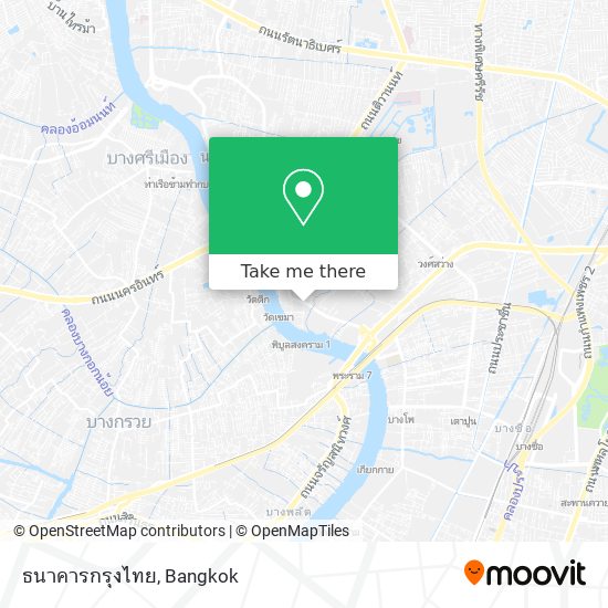 ธนาคารกรุงไทย map