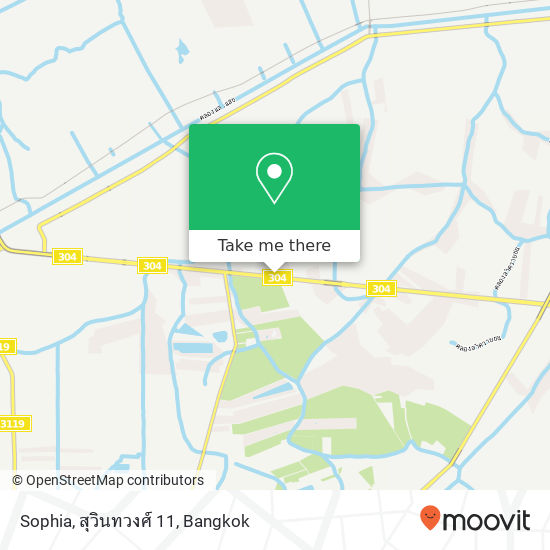 Sophia, สุวินทวงศ์ 11 map