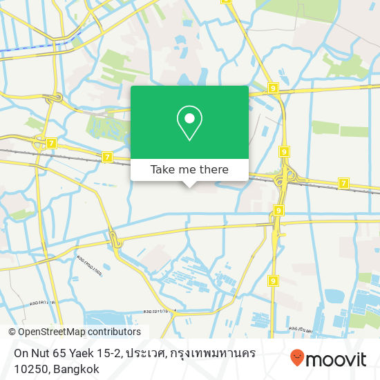 On Nut 65 Yaek 15-2, ประเวศ, กรุงเทพมหานคร 10250 map