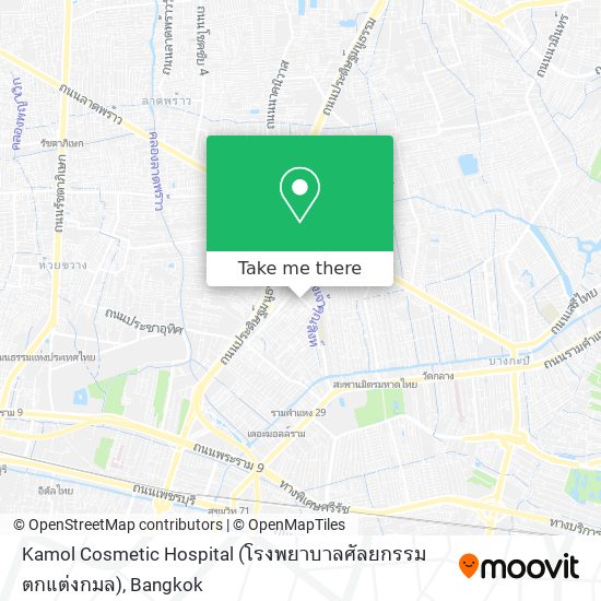 Kamol Cosmetic Hospital (โรงพยาบาลศัลยกรรมตกแต่งกมล) map