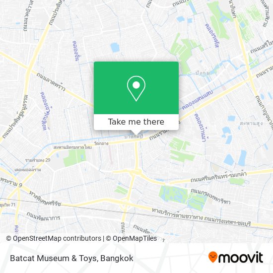 Batcat Museum & Toys map