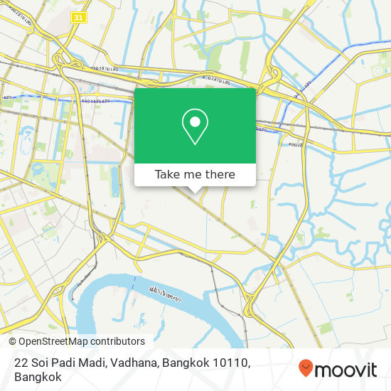 22 Soi Padi Madi, Vadhana, Bangkok 10110 map