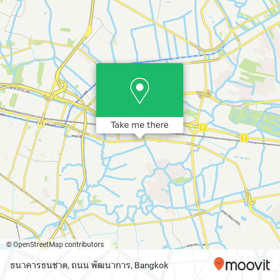 ธนาคารธนชาต, ถนน พัฒนาการ map