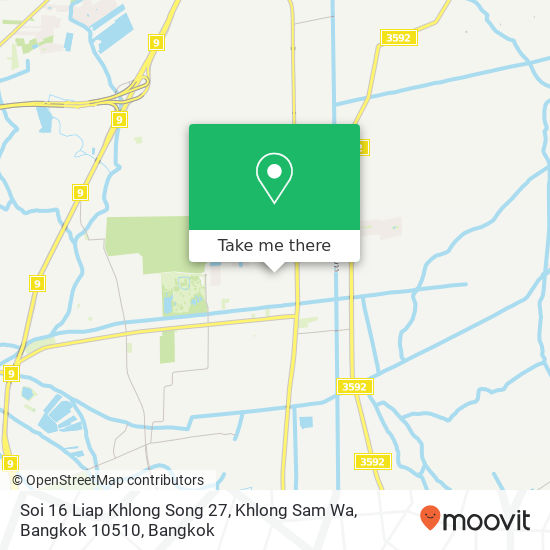 Soi 16 Liap Khlong Song 27, Khlong Sam Wa, Bangkok 10510 map