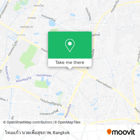 ไหมแก้ว นวดเพื่อสุขภาพ map