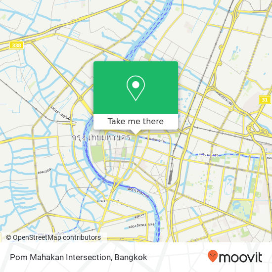 Pom Mahakan Intersection map