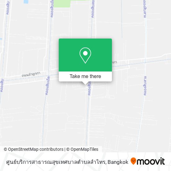 ศูนย์บริการสาธารณสุขเทศบาลตำบลลำไทร map