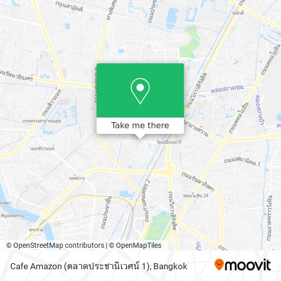 Cafe Amazon (ตลาดประชานิเวศน์ 1) map