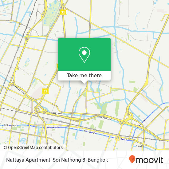 Nattaya Apartment, Soi Nathong 8 map