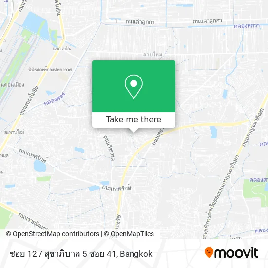 ซอย 12 / สุขาภิบาล 5 ซอย 41 map