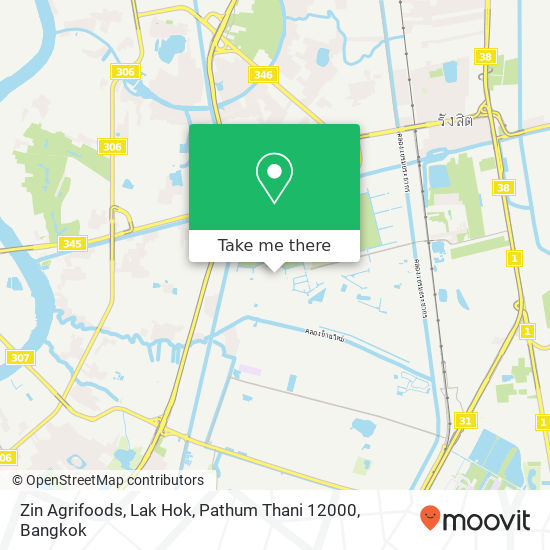 Zin Agrifoods, Lak Hok, Pathum Thani 12000 map