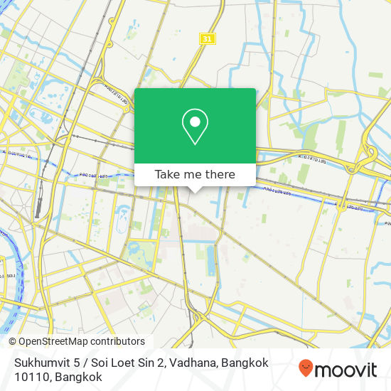 Sukhumvit 5 / Soi Loet Sin 2, Vadhana, Bangkok 10110 map