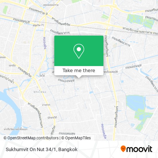 Sukhumvit On Nut 34/1 map