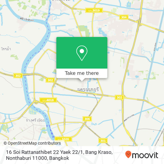 16 Soi Rattanathibet 22 Yaek 22 / 1, Bang Kraso, Nonthaburi 11000 map