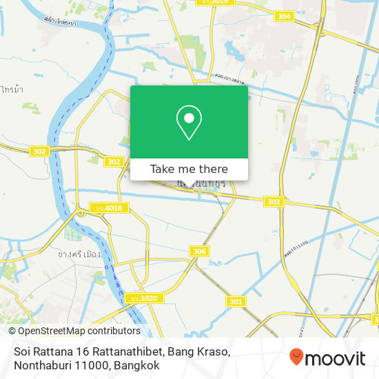 Soi Rattana 16 Rattanathibet, Bang Kraso, Nonthaburi 11000 map