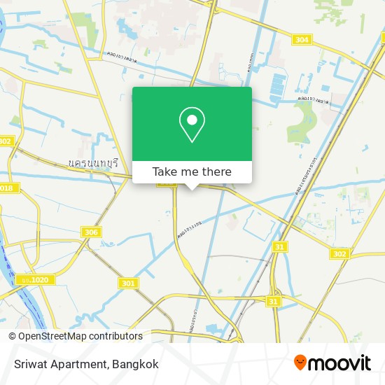 Sriwat Apartment map