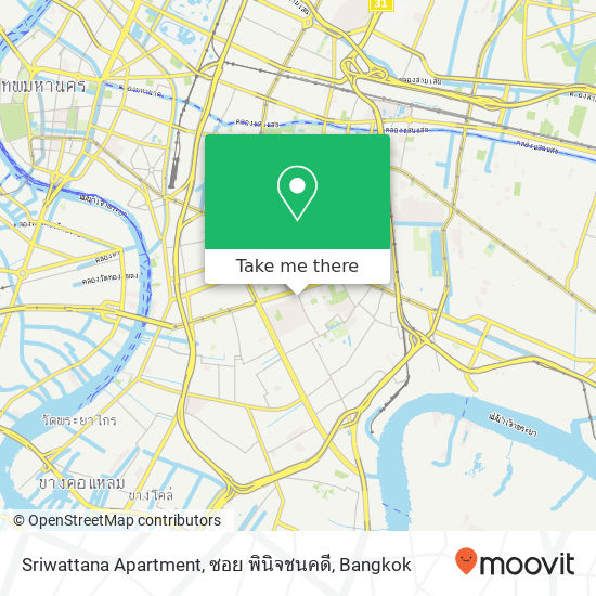 Sriwattana Apartment, ซอย พินิจชนคดี map