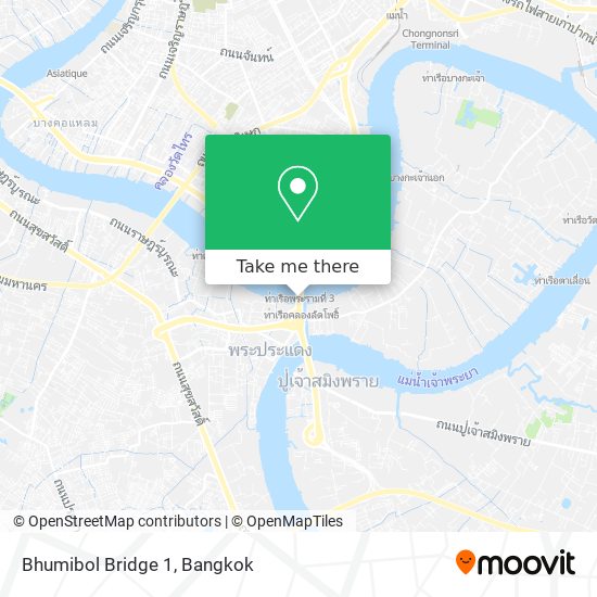 Bhumibol Bridge 1 map