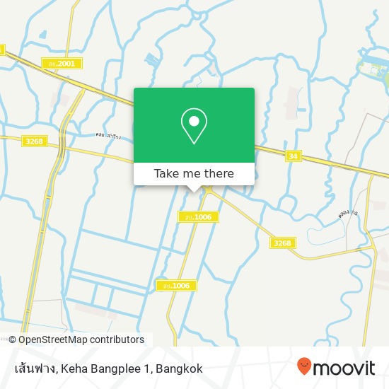 เส้นฟาง, Keha Bangplee 1 map