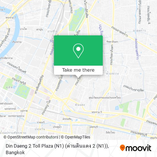 Din Daeng 2 Toll Plaza (N1) (ด่านดินแดง 2 (N1)) map