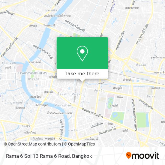 Rama 6 Soi 13 Rama 6 Road map