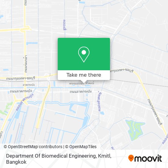 Department Of Biomedical Engineering, Kmitl map
