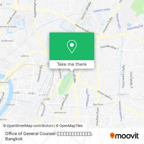 Office of General Counsel (สำนักกฎหมาย) map