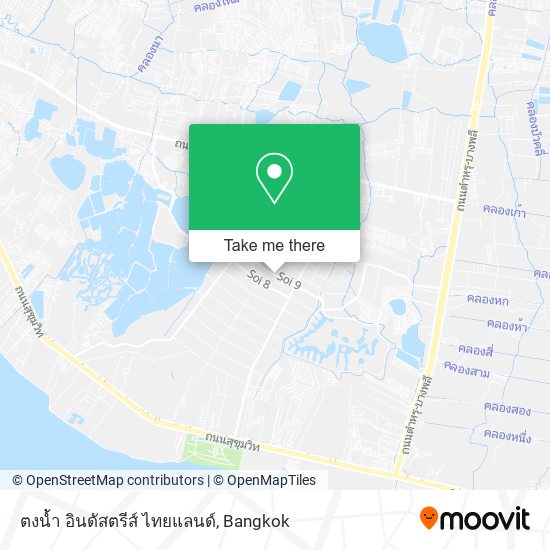 ตงน้ำ อินดัสตรีส์ ไทยแลนด์ map