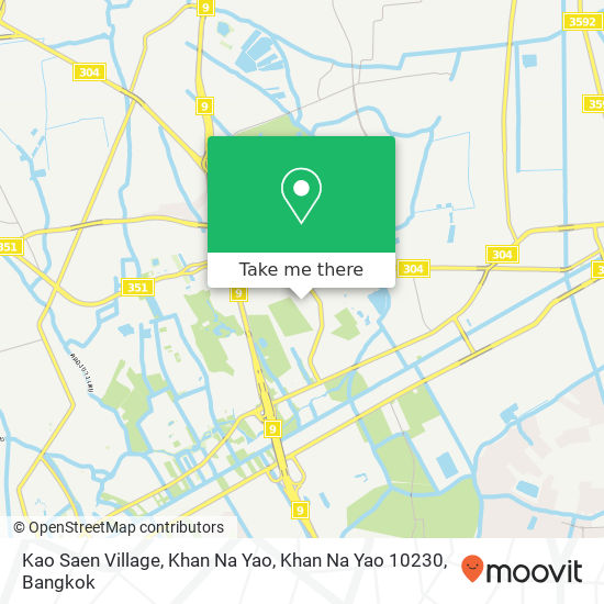 Kao Saen Village, Khan Na Yao, Khan Na Yao 10230 map