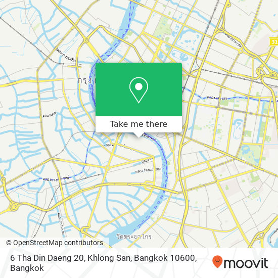 6 Tha Din Daeng 20, Khlong San, Bangkok 10600 map